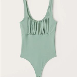 Abercrombie & Fitch Seamless Ruched Bodysuit